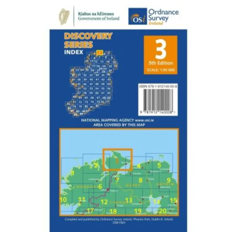 OSI Discovery Series Sheet 03 DONEGAL DERRY 5th Edition 2019-1